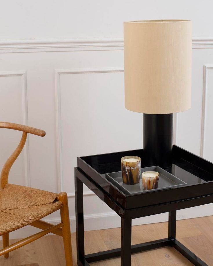 Lacquer Table with Tray _ Short