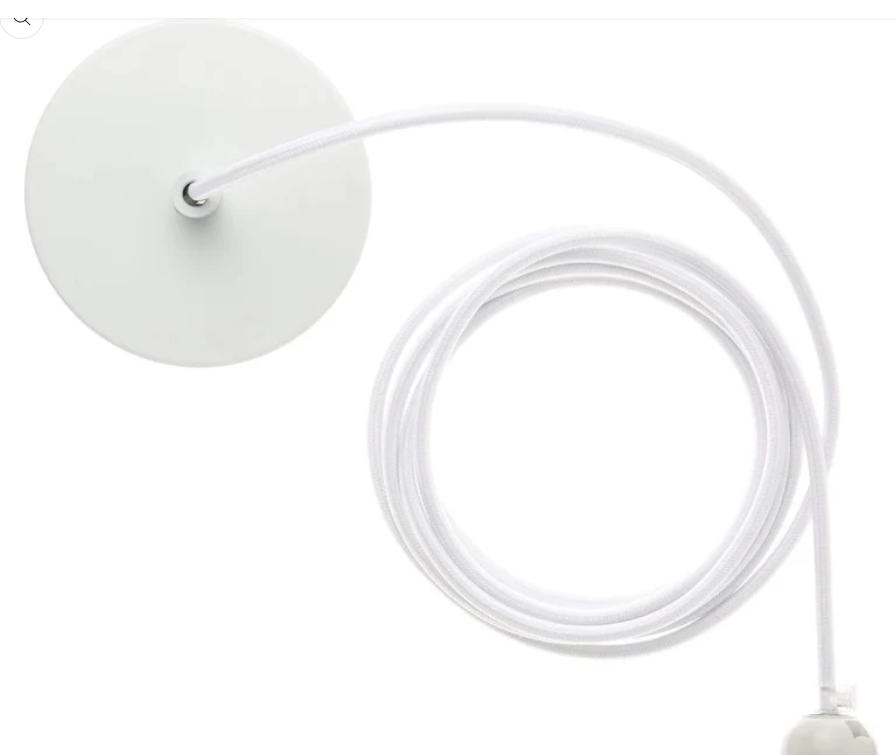 NEW Electrical US Hardwiring Kit Off-WHITE 6 feet