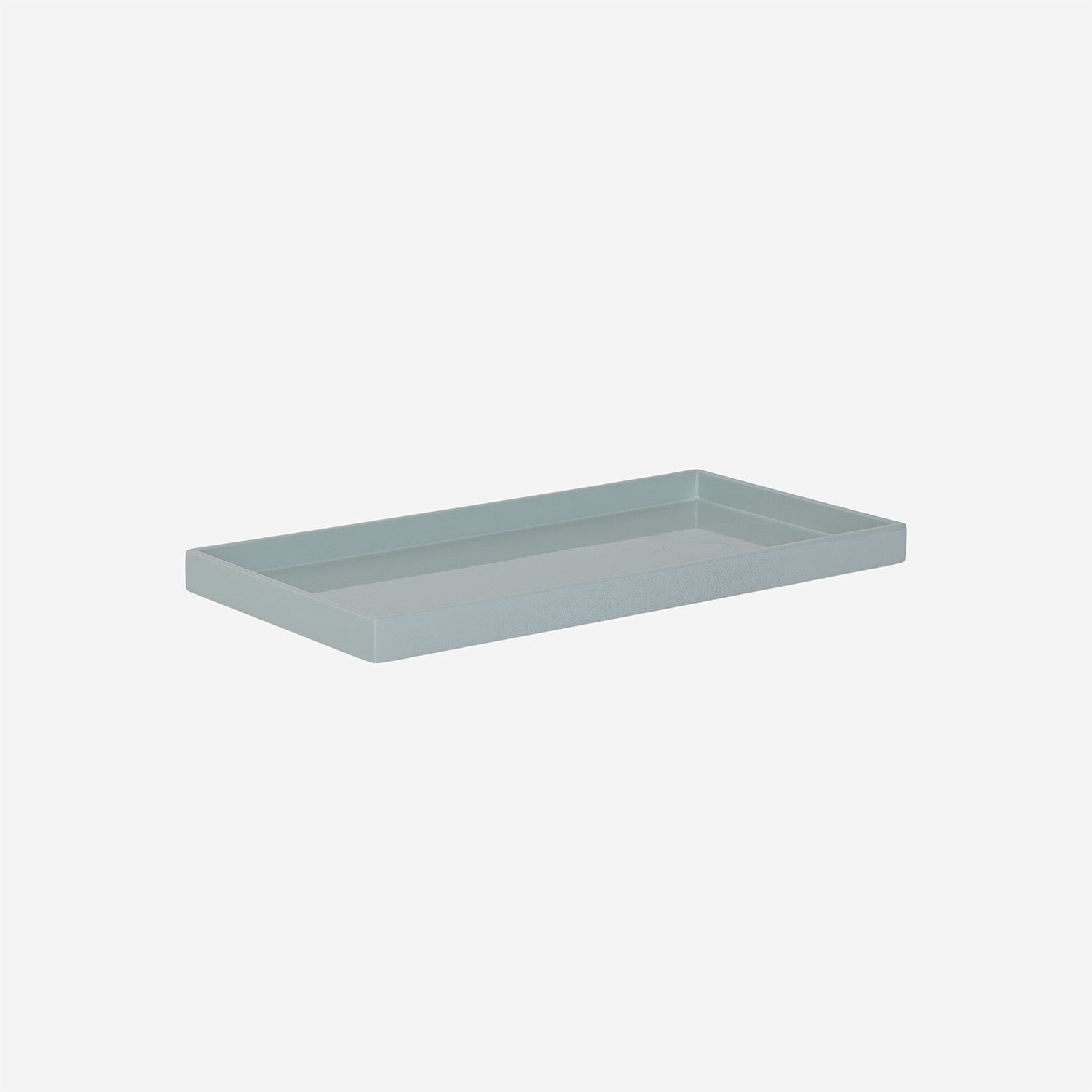 Lacquer Tray BabyBlue 12.5 x 6 inch
