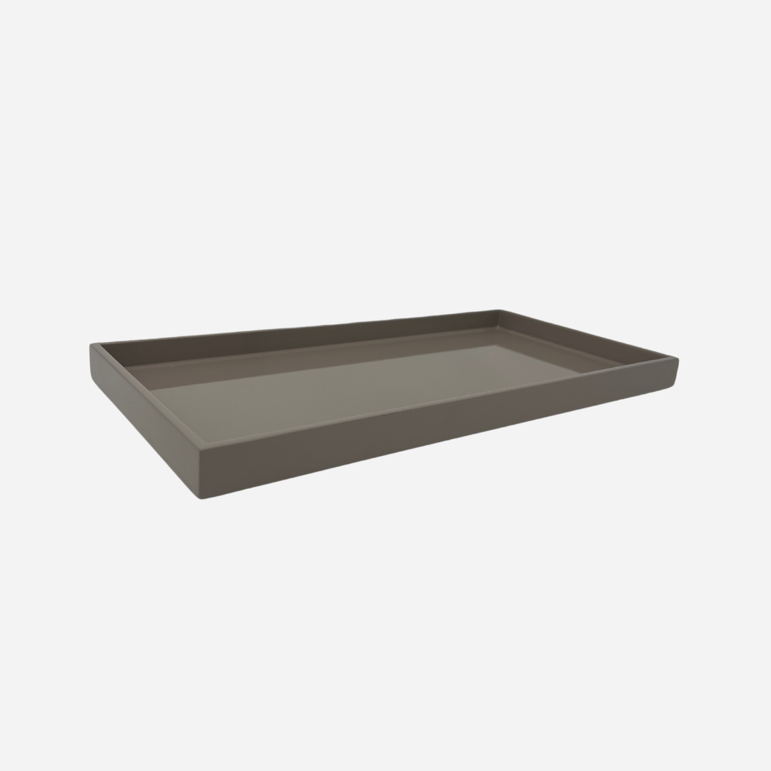 Lacquer Tray Cashmere 12.5 x 6 inch