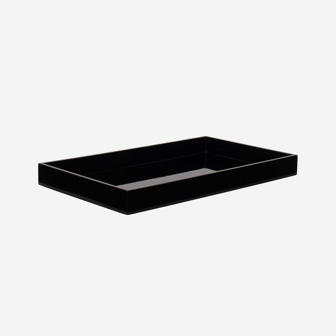 Lacquer Tray Black 15x8.7 inch