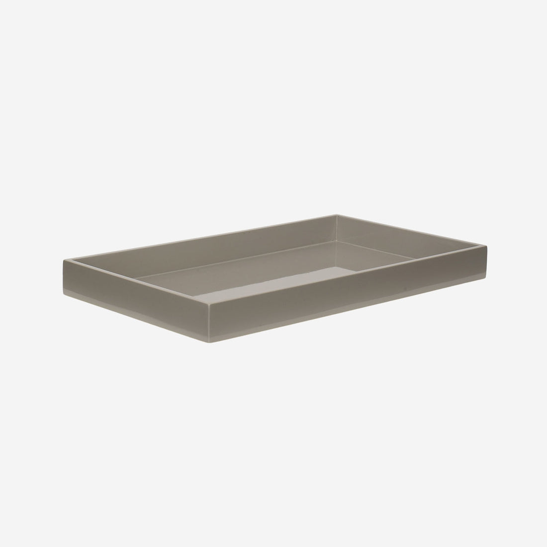 Lacquer Tray Cool Grey 15x8.7 inch